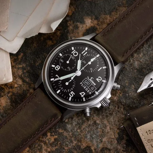 Miniatura 2 de Ritche - Correa de reloj de cuero de liberación rápida, 18, 19, 20, 21, 22, 23 y 24mm