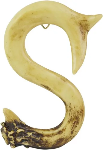 Miniatura 11 de Pine Ridge Arte personalizado con nombre de 6 pulgadas, letras A de cuerno, decoración del hogar, letras decorativas 3D occidentales para colgar