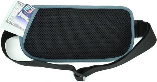 Miniatura 34 de DAITET Cinturón de dinero, soporte para pasaporte, cartera de viaje oculta segura con bloqueo RFID, riñonera encubierta (negro), Negro, Rfid