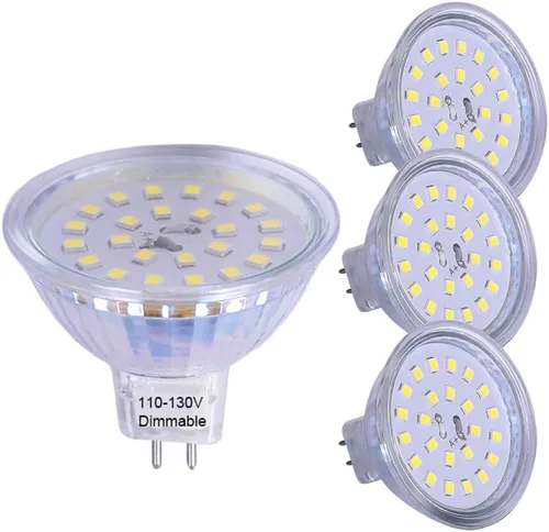 Miniatura 9 de mr16 Bombilla LED regulable 120 V 110 V 5 W 2700 K blanco cálido luz blanca suave equivalente a bombilla halógena de 50 W para luz de seguimiento