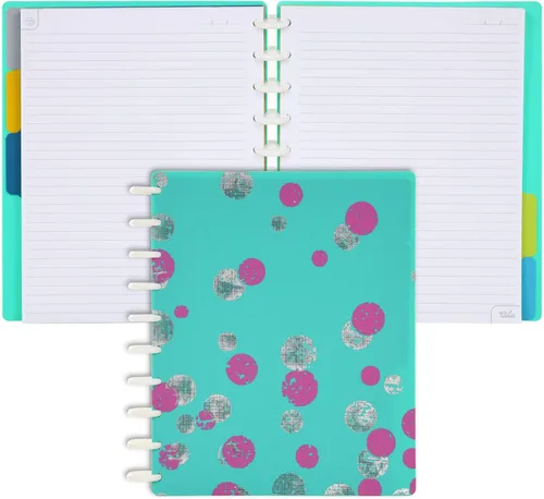 Miniatura 150 de Talia - Cuadernos de notas con tapas, planificador, personalizables, (Azul de Verano, Junior (5.5 pulgadas x 8.5 pulgadas)) Azul verano