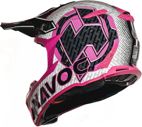 Miniatura 2 de HAX Havoc Fullface - Casco todoterreno para adultos, ATV Motorcross, moto de nieve, ligero, duradero y certificado por DOT para seguridad