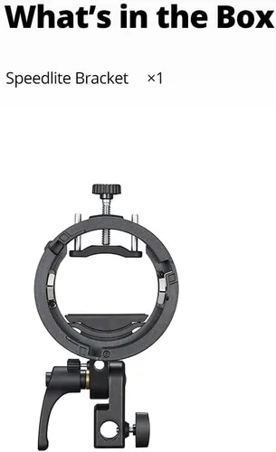 Miniatura 9 de Godox Soporte de flash S3 (soporte de montaje de flash) para Godox AD200Pro AD300Pro V1Pro V100 Speedlite, control de inclinación ajustable
