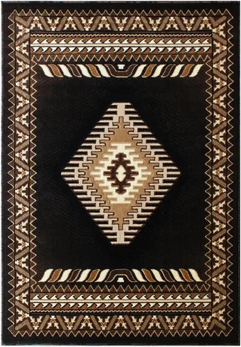 Miniatura 28 de Kingdom South West - Alfombra ovalada de nativos americanos, diseño bereber beige, D143 (3 pies x 4 pies 7 pulgadas, ovalada)