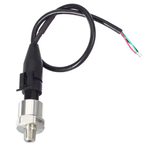 Miniatura 8 de AUTEX Transductor/remitente/sensor de presión 150 Psi con arnés de conector 0-150 Psi, acero inoxidable, 1/8”-27 NPT, sensor de transductor