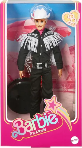Miniatura 4 de Barbie Muñeca Ken coleccionable de la película con traje occidental blanco y negro (exclusiva)