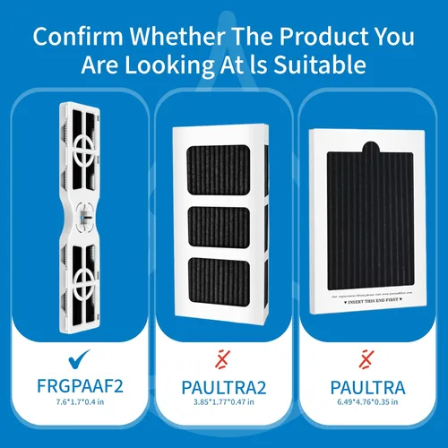 Miniatura 2 de FPPWFU01 Filtro de agua de repuesto para filtro de agua Frigidaire FPPWFU01, compatible con PurePour PWF-1, EPPWF01 PureAdvantage PWF-1 y PureAir