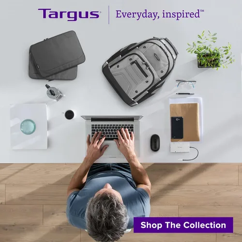 Miniatura 7 de Targus Maletín EcoSmart Cypress para el 40 aniversario, se adapta a portátiles de hasta 15.6 pulgadas, mochila ecológica hecha de 21 botellas de PET