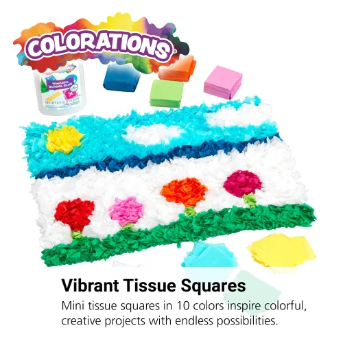 Miniatura 2 de Colorations® Mini cuadros de tejido – 10 colores, 5,000 piezas