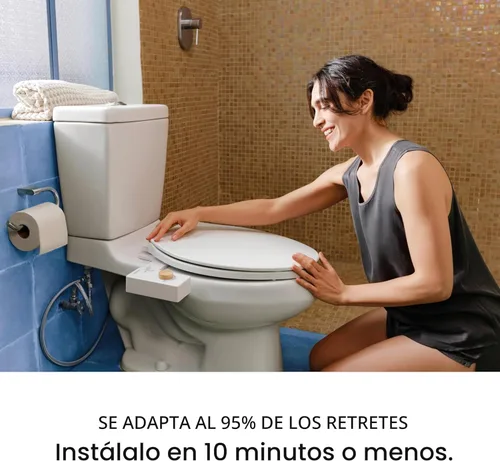 Miniatura 5 de TUSHY Classic 3.0 - Accesorio de bidé para inodoro, pulverizador de agua con autolimpieza no eléctrico, presión de agua ajustable, control de ángulo