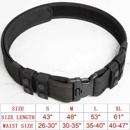 Miniatura 4 de LUITON Cinturón táctico para hombre – Rigger Molle estilo militar de combate de 2 pulgadas para policía y seguridad