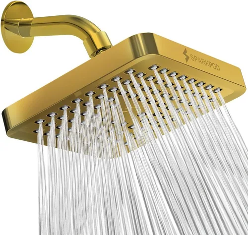 Miniatura 29 de SparkPod Cabezal de regadera – Lluvia de alta presión – Diseño de lujo de calidad premium – Instalación en 1 minuto – Reemplazo ajustable de fácil