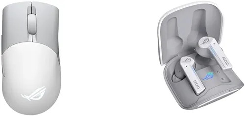 Miniatura 9 de ASUS ROG Keris Mouse inalámbrico AimPoint para juegos, conectividad trimodo, sensor de 36000 DPI y alfombrilla de mouse ROG Hone Ace Aim Lab Edition