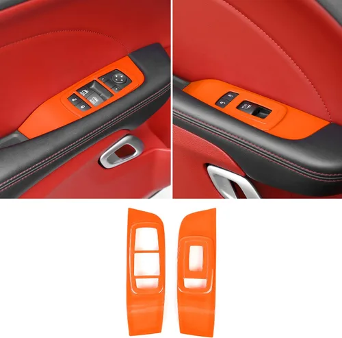 Miniatura 8 de Voodonala Cubierta del panel de elevación de ventana para Dodge Challenger 2015-2024, accesorios para Dodge Challenger 2015-2024