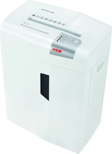 HSM Trituradora de corte transversal Shredstar X20 de América, capacidad de 20 hojas manuales | HSM1051W