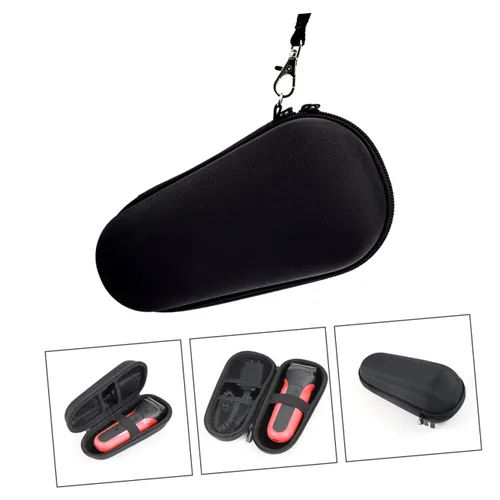 Miniatura 4 de Angoily Bolsa de almacenamiento portátil para cortapelos con doble cremallera, organizador de viaje para afeitadoras y herramientas de aseo