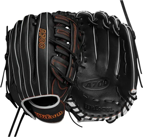 Miniatura 9 de Wilson A700 Baseball Gloves + Mitts Right + Left Hand Throw Multiple Styles Negro/Rubio/Blanco