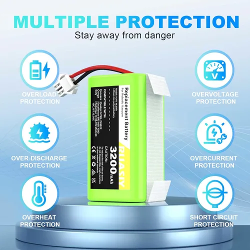 Miniatura 5 de Batería de reemplazo de 14.4v para robot aspirador: para Eufy Robovac 11S 11 30C 30 25C 15C 15T G30 G20 - Baterías de vacío de 3200mAh para Ecovacs