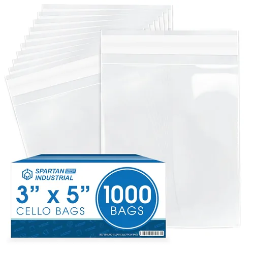 Miniatura 11 de Spartan Industrial - (1000 unidades) Bolsas de celofán transparentes resellables de 10 x 18 cm para joyería, regalos, favores de fiesta