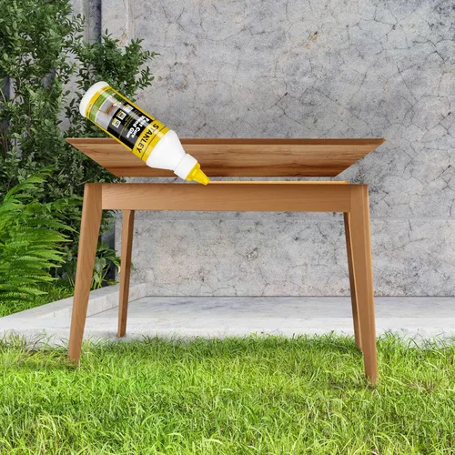 Miniatura 2 de STANLEY D4 - Pegamento para madera de curado rápido, 1 x 13.5 onzas, alta resistencia, secado rápido, perfecto para carpintería, muebles y más