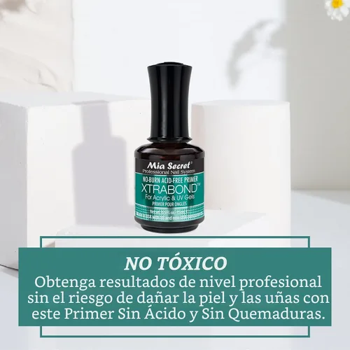 Miniatura 4 de Mia Secret 15 ml Deshidratador y base de uñas, kit de preparación natural sin ácidos, deshidratador y base de unión, suministros para uñas acrílicas