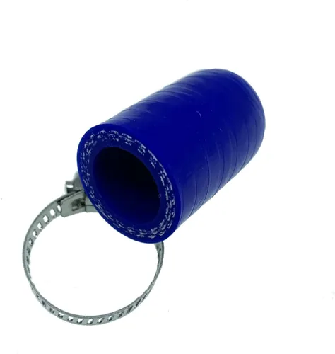 Miniatura 5 de Tapa de Refrigerante de Silicona Reforzada Universal Negra de 1/4" (6.5mm) con Abrazadera para Calentador de Derivación Puerto de Agua al Vacío Kit