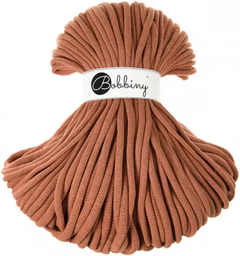 Miniatura 11 de Bobbiny - Cordón trenzado jumbo de 9 mm para macramé (color rojo vino), 108 yardas/330 pies