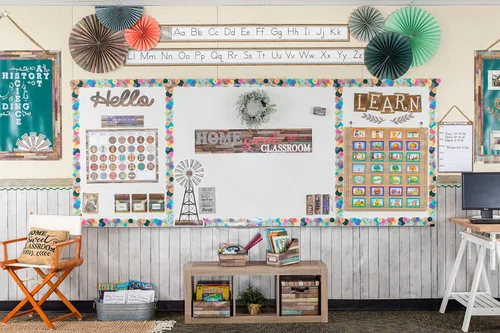 Miniatura 4 de Teacher Created Resources Tablero de anuncios en rollo de madera blanca Better Than Paper (77366)