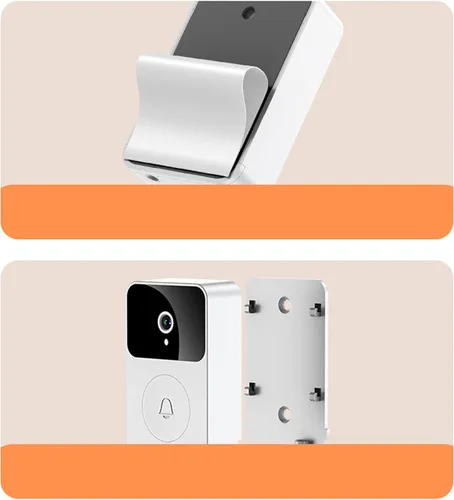 Miniatura 3 de Pissente X9 Smart Wireless Video Doorbell Cámara HD Visión Nocturna Cambio de Voz Almacenamiento 38 Música Batería Recargable con Videollamada