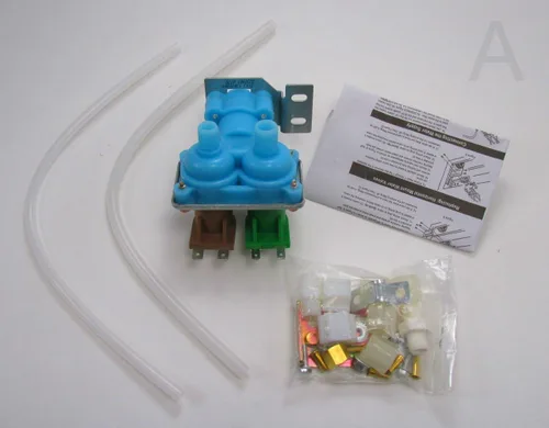 2182106 – Kit de repuesto de calidad de Válvula Dual de agua para refrigeradores con dispensador de agua y hielo. Compatible con Whirlpool, Kenmore,