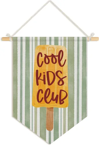 Miniatura 15 de Wheatwin Decoración de pared de afirmaciones positivas, decoración de guardería para niñas, estampado floral pastel para colgar en la pared, bandera