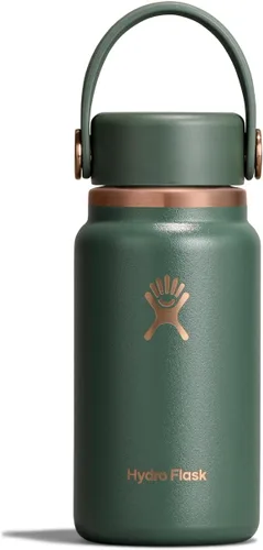 Miniatura 16 de Hydro Flask Micro Bottle - Mini frasco aislado a prueba de fugas para bolso o bolsillo en 6.7 onzas, verde agave