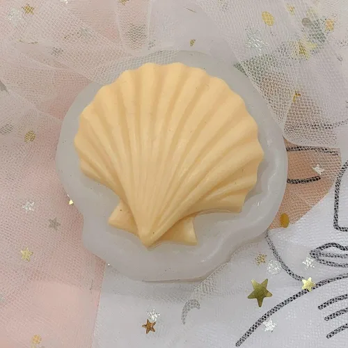 Miniatura 4 de Molde de silicona de chocolate con forma de concha de mar Molde de decoración de pastel de fondant Herramientas para hornear