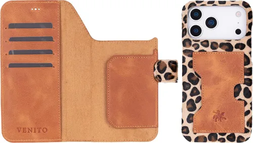 Miniatura 12 de Venito Florence - Funda de piel compatible con Samsung Galaxy S9, extra segura con bloqueo RFID, cartera desmontable para teléfono (gris decolorado)