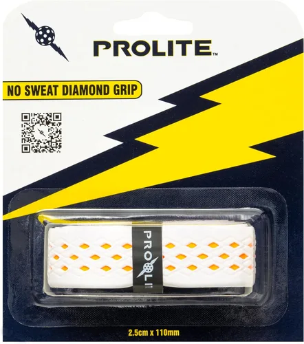 Miniatura 19 de Agarre de diamante sin sudor para palas de pickleball, tenis, raquetball Blanco con base negra
