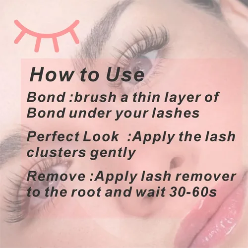 Miniatura 5 de Lash Bond and Seal, 2-in-1 Cluster Lash Glue for DIY Lash Extensions, Long-Lasting Waterproof Lash Adhesive, Strong Hold, Quick Dry, Gentle for