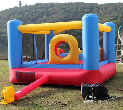 Miniatura 9 de Whubefy Casa de Rebote, Casa de Rebote Inflable para Niños de 3-6 Años y Niños Grandes de 8-12 Años, Tobogán Doble con Obstáculos