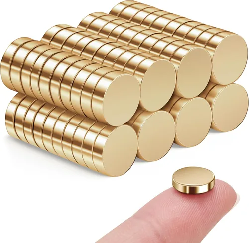 Miniatura 13 de SMARTAKE 45 piezas de imanes para refrigerador, imanes pequeños redondos de 6x2mm para nevera, imanes de neodimio premium multiusos para oficina