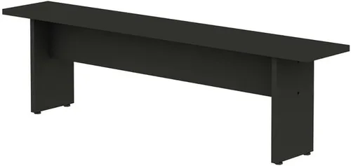Miniatura 17 de Manhattan Comfort Nomad - Juego de comedor de 3 piezas para 6 personas con mesa de cocina moderna y 2 bancos, muebles de granja con acabado de grano