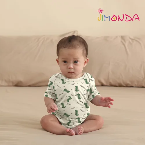 Miniatura 70 de Jimonda Body de rayón de bambú de manga corta para bebés, niños y niñas, trajes suaves para recién nacidos