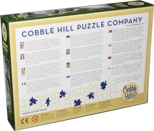 Miniatura 2 de Cobblehill 80108 - Rompecabezas de 1000 piezas de Wolves by Moonlight