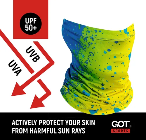 Miniatura 2 de GOT Sports UPF 50+ Bufanda de Pesca para Cuello - Máscara Facial UV de Protección Solar para Hombres y Mujeres - Cubierta Facial Camo SPF Gator
