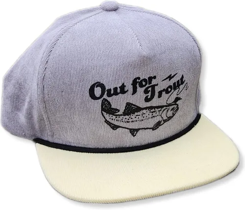 Miniatura 63 de ThatsRad Out for Trout Corduroy Snapback Sombrero Gorra Pesca con Mosca Pescador