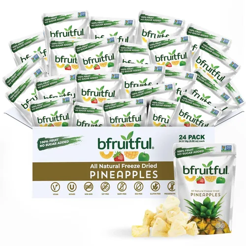 Miniatura 11 de bfruitful Manzana liofilizada + canela, sin azúcar añadido, paquete de bocadillos de frutas liofilizadas o para niños y adultos, bocadillos