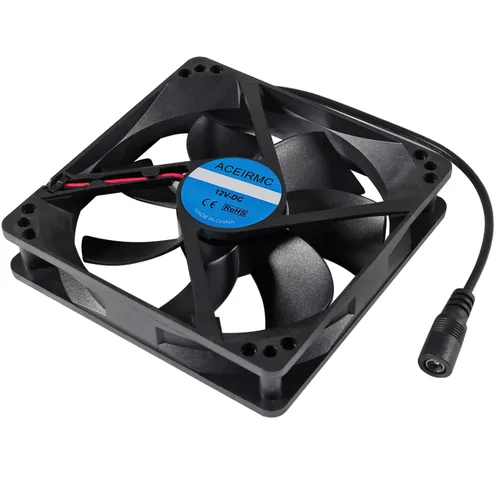 Miniatura 7 de Ventilador de enfriamiento de ventilador de 4.724 x 0.984 in, 110 V, 220 V, alimentado por CA, rodamientos de doble bola, ventilador controlador