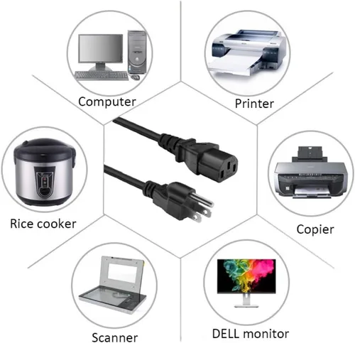Miniatura 4 de Cable de alimentación de CA en enchufe de enchufe compatible con Lucid ADA8824 ADAT 8 canales convertidor