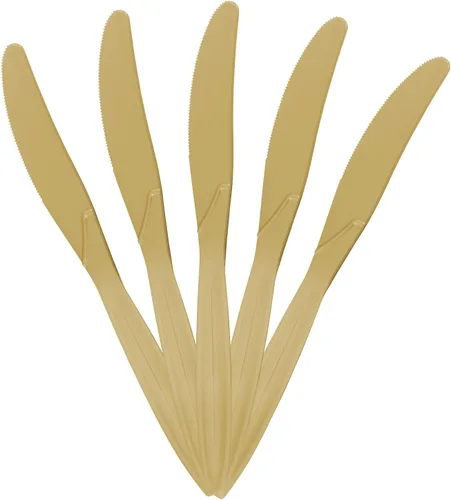 Miniatura 8 de JAM Paper Premium Utensils Party Pack - Cuchillos de plástico - Fucsia rosa intenso - 48 cuchillos desechables/paquete