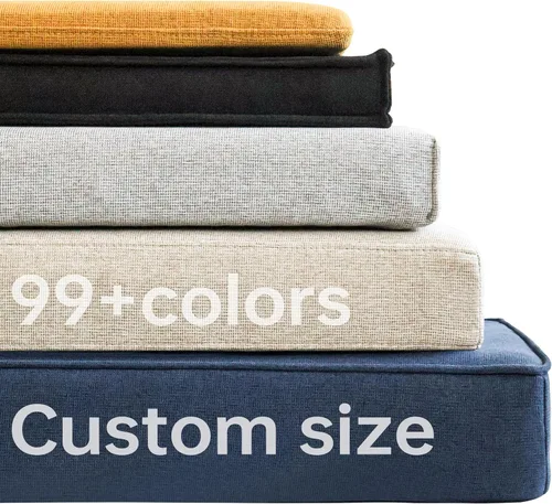 Suavidad y dureza de asiento personalizadas, cojín de banco personalizado, cojines de banco para muebles de interior/exterior, 6 estilos para