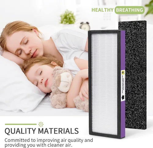 Miniatura 7 de FLT4850PT - Filtro de aire Pu-rifier de repuesto compatible con filtro Germ-Guardian B AC4850PT AC4300WPT AC4900 Air Pu-rifier, 4 HEPA y 6 prefiltros