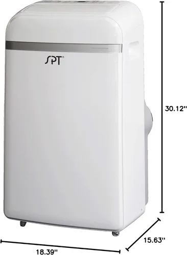 Miniatura 9 de SPT WA-S1032E 13,500BTU Aire acondicionado portátil - Refrigeración (SACC: 10,300BTU), con enfriamiento, deshumidificación, ventilador, blanco